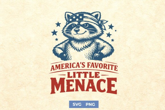 America s Favorite Little Menace SVG PNG for Graphics and Crafts