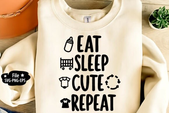 Baby Saying T-Shirt Design SVG PNG EPS for Crafts & Graphics