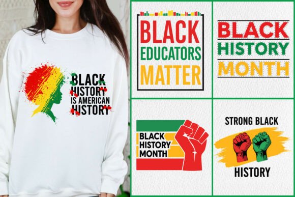 Black History Fist Educator Shirt SVG for Graphics and Crafts