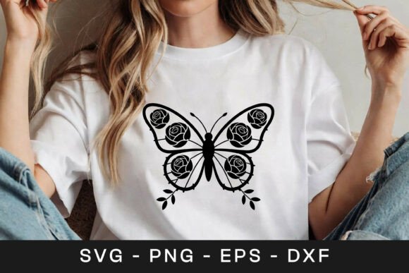 Detailed Butterfly Mandala Art SVG PNG for Graphics and Crafts