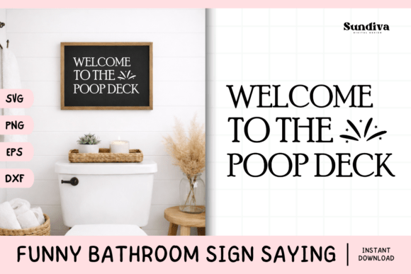 Funny Bathroom Sign Saying SVG 3: A Designer's Review