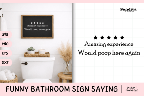 Funny Bathroom Sign Saying SVG 39: A Graphics and Crafts Review