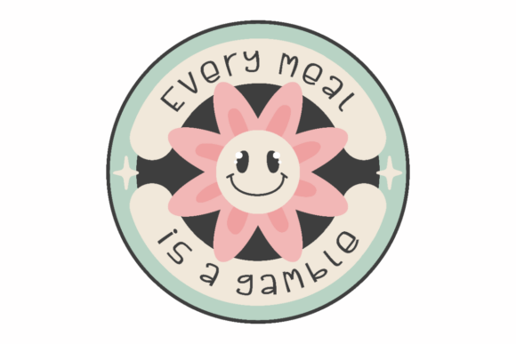 Meal Gamble Quote: A Graphic Design Asset for Crafts and Branding